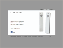 Tablet Screenshot of klangwerk.ch